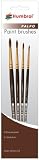 Humbrol AG4250 Palpo Paint Brushes Sizes 000,0,2,4