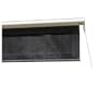 4' Cream SunSetter EasyShade with Charcoal Fabric