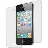 GTMax Clear Front & Back Body Protector Shield Guard with Cleaning Cloth for Apple iPhone 4 4G 16GB / 32GB 4th Generation