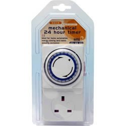 S.M.J. basix 24H mechanical plug In timer SMJMPIT1C