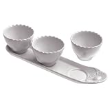 Revol Grands Classiques 19609-1 Tray With 3 Jam Pots, 8.75 x 2 x 2.5