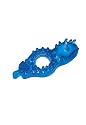 Orion 513180 Sexpert blau,  Noppen-Penisring mit Klito- und Anus-Reizer. Aus Blue-Jelly-Material. 8,5 cm lang, &Oslash; 2 cm (sehr dehnbar).
