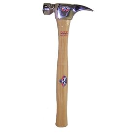 Dead On D21 Eagle Series 21 oz Milled Face DeckMaster Hammer 16-Inch Straight Handle