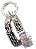 Wedding Ring Enameled Charm by Judith Jack