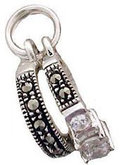 Wedding Ring Enameled Charm by Judith Jack