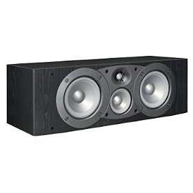 Infinity BETA C360 BK Three-Way Center Channel Speaker, Black Finish