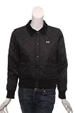 Le Tigre - LE TIGRE Quilted Barbour Snap Jacket in Black