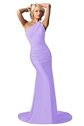 Backless Pleated Ruched Beaded Lace Mermaid One Shoulder Sleeveless Wedding Dress 