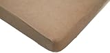 American Baby Company Organic Fitted Cotton Velour Crib Sheet, Mocha by American Baby Company