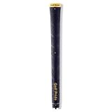 Golf Pride Dual Durometer Golf Grip - Midsize (Black / Yellow Cap / Yellow Logo)