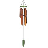 Asli Arts LG Lime Ring Bamboo 46 Inch Wind Chime