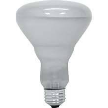 GE Lighting 47725 120-Watt Soft White SAF-T-GARD BR40 Light Bulb, 1-Pack