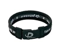 Phiten Star Bracelet, Black, L