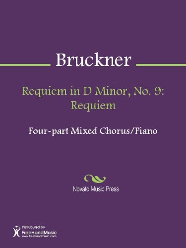 Requiem in D Minor, No. 9: Requiem Sheet Music