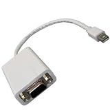 Mini Displayport to VGA Cable Adapter for Apple Macbook, Macbook Pro, iMac, Macbook Air, and Mac Mini
