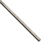 Carbon Steel 1018 Square Keystock, ASTM A108, 3/16 Thick, 3/16 Width, 12 Length