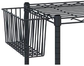 SHELF BASKT BLK 13.4X5X7 (Pkg of 3)