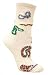 Snake Cotton Wildlife Animal Apparel Art Print Socks 9-11 Featuring Grayband Kingsnake, Boa, Python, Milksnake, Ratsnake, ribbonsnake, cornsnake