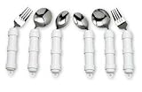 Ableware Maddadapt Built-up Handle, Angled Teaspoon - Each