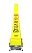 Hurricone Cordless Wet Floor Drying System: CONE ONLY - 36 Bi-Lingual Safety Yellow Caution Cone with Pictogram; Helps Prevent Slips and Falls in the workplace and protects employees, customers and employers by drying wet surface in any setting such as restaurants, hotels, airports, office lobbies, hallways, restrooms, and kitchens.