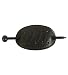 Brown Crisscross Faux Leather Heavy Stitch Pin Thru