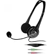 jWIN JBM35 PC/Gaming Stereo Headphones with Microphone and In-line Volume Control
