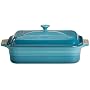 Le Creuset Stoneware 4-1/2-Quart Covered Rectangular Baking Dish, Caribbean