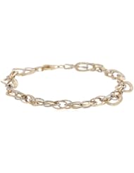 14k Two-Tone Gold Bracelet, 7.75"