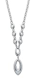 Pierre Cardin Damen Fantasiekette NAVETTE 925 Sterling Silber 45cm 4316738