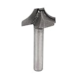 uxcell オープンエンドカービングビット　6.35mm x 22.2mm　シルバートーン　ツール　ウッドカッター