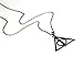 Harry Potter Deathly Hallows Silver Turnable Rotating Spins Alloy Necklace