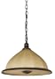 American Fluorescent FAP126RBSCT Faceted Blown Glass Chain Pendant, Oil Rubbed Bronze