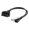 Adaptor Lead 2-pin Connector - VAG 2x2, 2x2/2 OBD USB Obd2 Adapter Cable Vag-com Vw Audi, Obd2 16p F to VAG Vw Audi 2x2 Adapter Interface Skoda COM