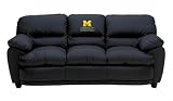 Michigan Wolverines Leather Sofa