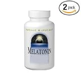 Source Naturals Melatonin 1mg, Orange, 100 Tablets (Pack of 2)