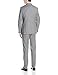 Calvin Klein Men's Marbry Extreme Slim Light Grey Two-Button Suit with Flat Front Pant