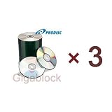 300pcs ProDisc CD-R 52X Silver Clear Coat Top Thermal Blank Media