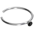 20 Gauge Stainless Steel Black Gem Nose Hoop