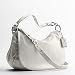 Coach White Leather Ali Large Flap Hobo Shoulder Handbag 13648