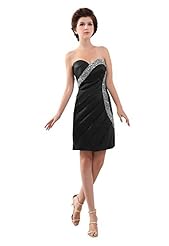 Beaded Satin Summer Short Evening Dress/Homecoming Dress/Mini Dress 