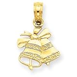 14k Gold Polished Christmas Bells Pendant 31EB4ffKXWL. SL160 14k Gold Polished Christmas Bells Pendant