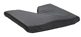 Duro-Med Contoured Seat Cushion with Black Nylon Oxford Cover, Black