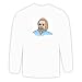 Long Sleeve T-shirt with man, portrait, mustache, bust, face, beard, Mississippi