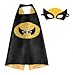Color-N-Splash Three Piece Superhero Cape & Mask Sets for Pretend Play, Dress up, Parties by