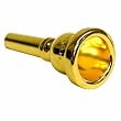 Schilke Standard Series Large Shank Trombone Mouthpiece in Gold, 51D Gold