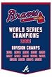 Atlanta Braves 24"x36" Wool Dynasty Banner - Baseball Sports Merchandise