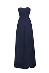 Sexy A-line Sleeveless Beaded Backless  Chiffon Sweetheart Floor Length Bridesmaid Dress/Prom Dress/Wedding Party Dress  With Ruffles