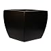 Fiberglass Planter - Stockholm Style, Square Planter, Matte Black Color, 12