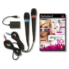 Sony Playstation 2 Video Game System Product: SingStar 80's Bundle (Includes 2 Microphones and usb Adapter)(PLAYSTATION 2 SYSTEM IS SOLD SEPERATLEY)(PLAYSTATION 2 SYSTEM IS NOT INCLUDED)
