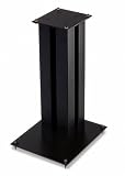 Plateau ST-CC-17 ST Series Center-channel Speaker Stand, Black, Heavy gauge steel and aluminum centers, Tops and centers available in Black baked powder-coat finish, Superior Modern Styling using real Oak, Wire management, Overall approx. height: 17